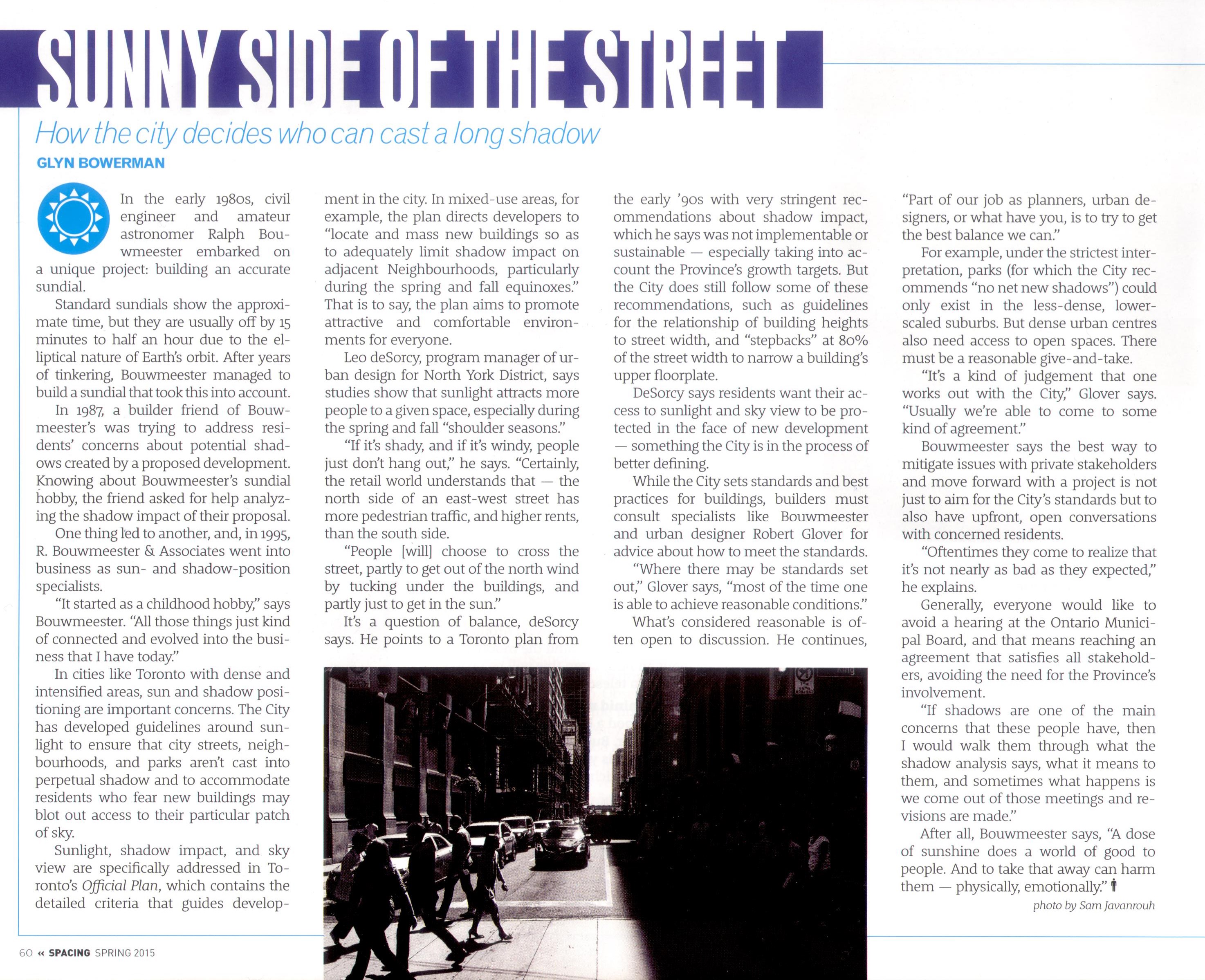 Spacing Mag - sunny side