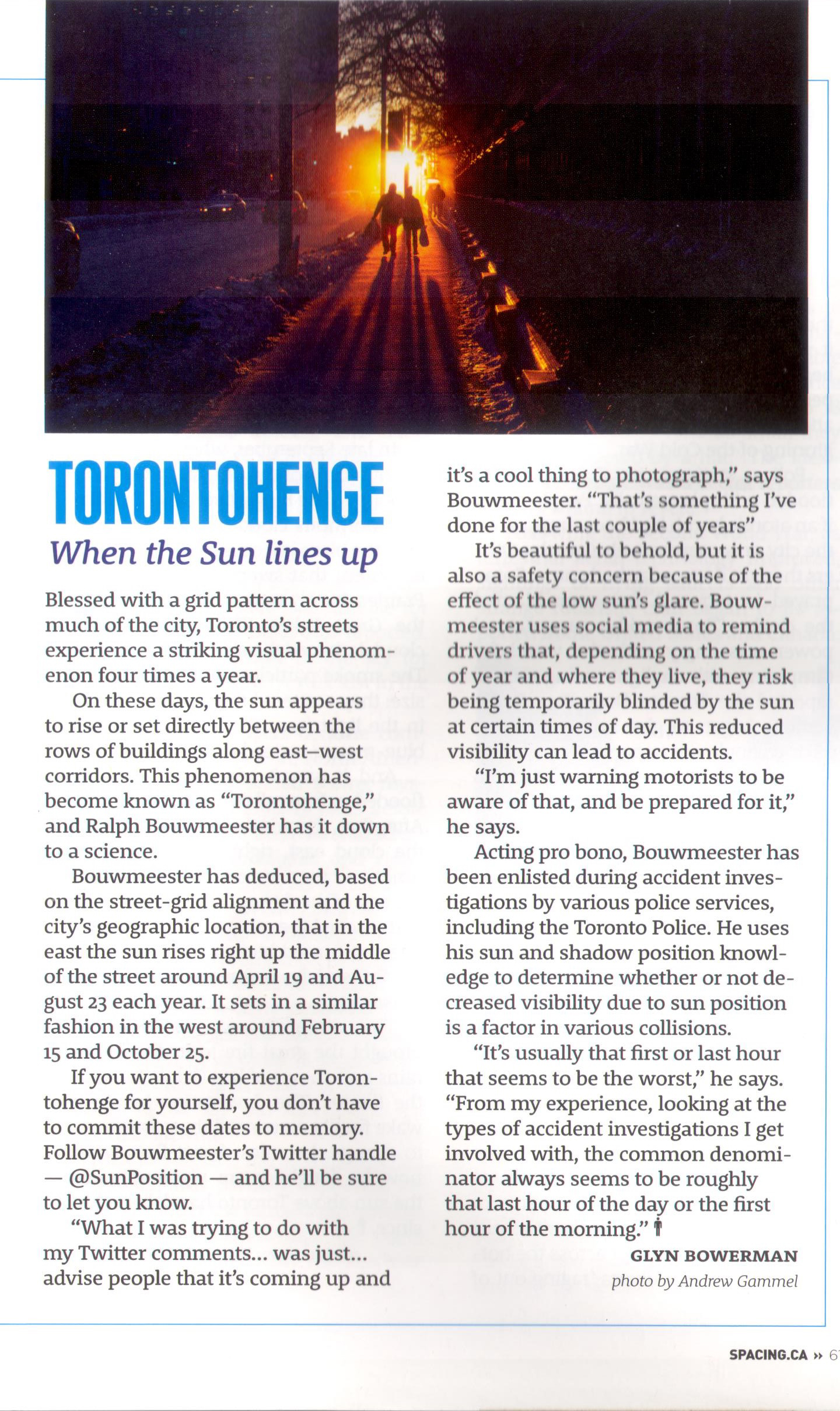 Spacing Mag - torontohenge